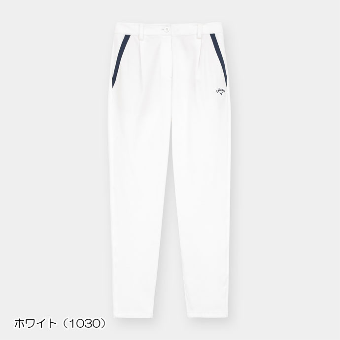 Callaway - ゴルフ御召しもの レディース キャロウェイ 8WAY伸ばすこと撥水ニットツイルパンツ 春 夏 26SS