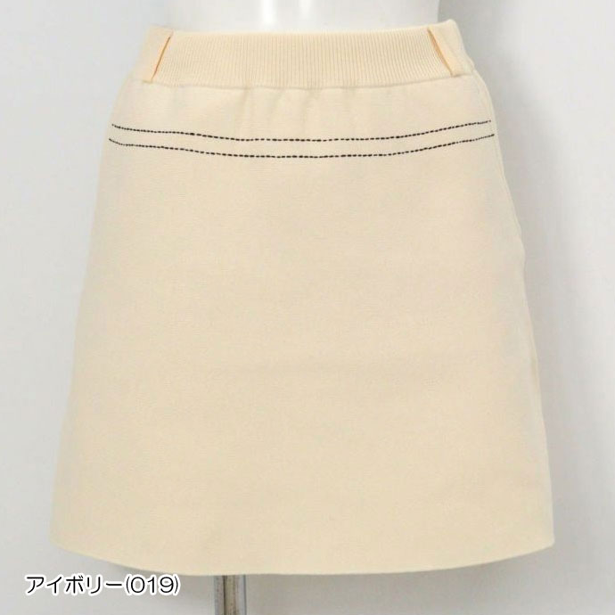 archivio（アルチビオ） ゴルフ レディース ステッチ風プリントニット