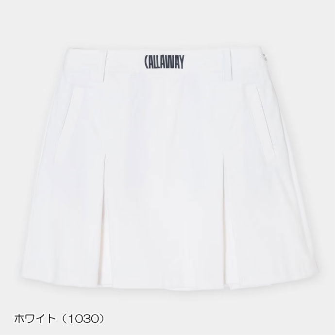 Callaway ゴルフスカート ホワイト Mサイズ 新品 Callaway（キャロウェイ） （クリアランス）ゴルフウェア レディース