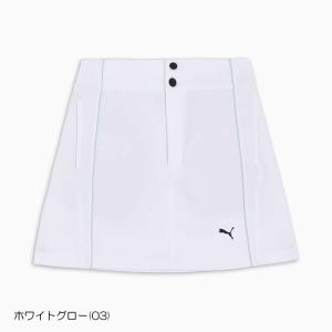 ゴルフ レディース/女性用 プーマ ダブルニットサイドラインスカート 627723