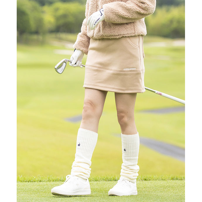ゴルフ レディース/女性用 ルコック ラテカラースカート QGWWJE07