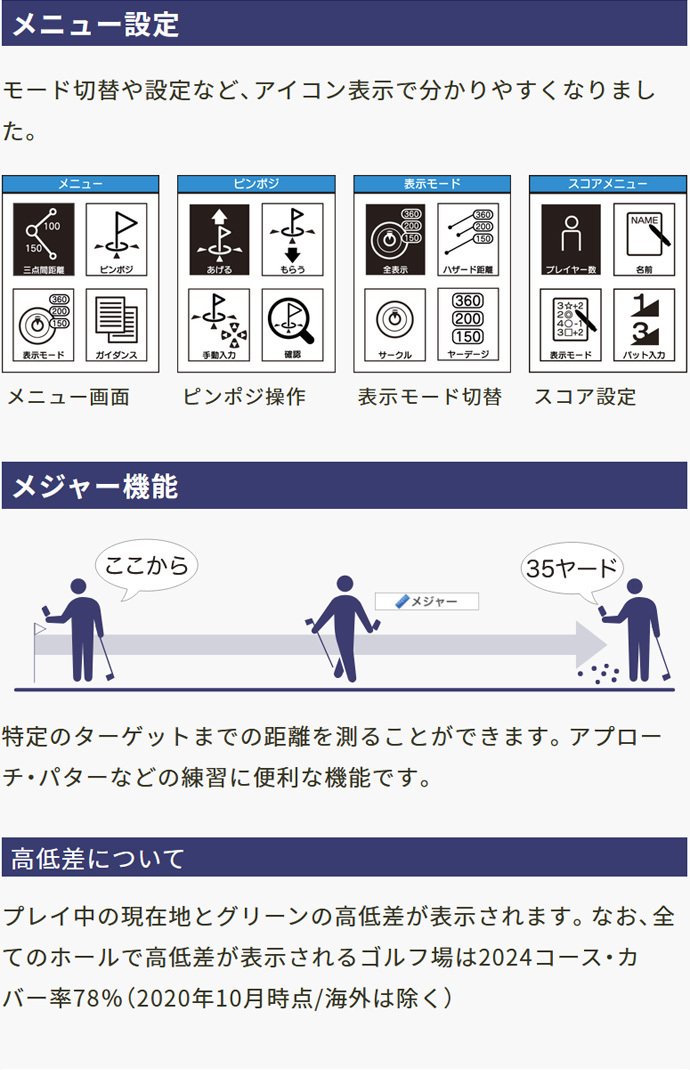 EAGLE VISION 朝日ゴルフ イーグルビジョン NEXT2 GPSゴルフナビ