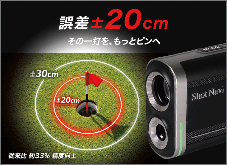 ShotNavi（ショットナビ） PRECIS プレシス ゴルフ用レーザー距離計