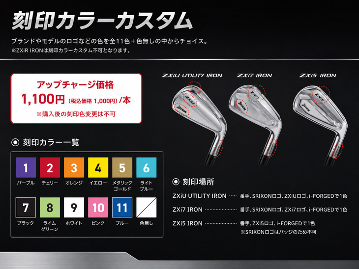 ZXi スリクソン ZXi7 アイアン 6本セット （5番 6番 7番 8番 9番 PW