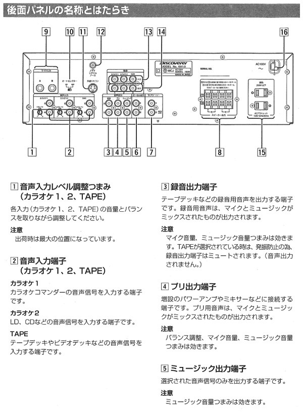 CSR カラオケ プリメイン アンプ Discoverer KA1.0 Mk2/日本製 : 通販