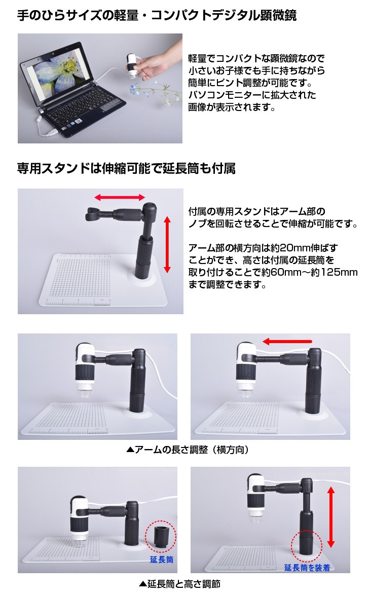 サイトロン USBデジタルマイクロスコープ ナノキャプチャーPRO/SP301