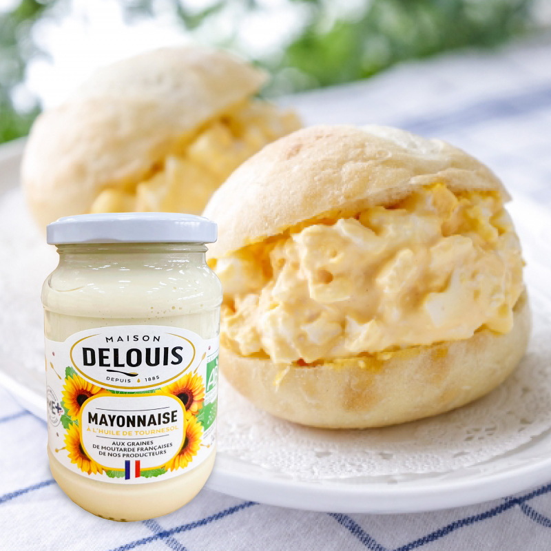 DELOUIS ドゥルイ オーガニック マヨネーズ 245g × 3個 有機JAS