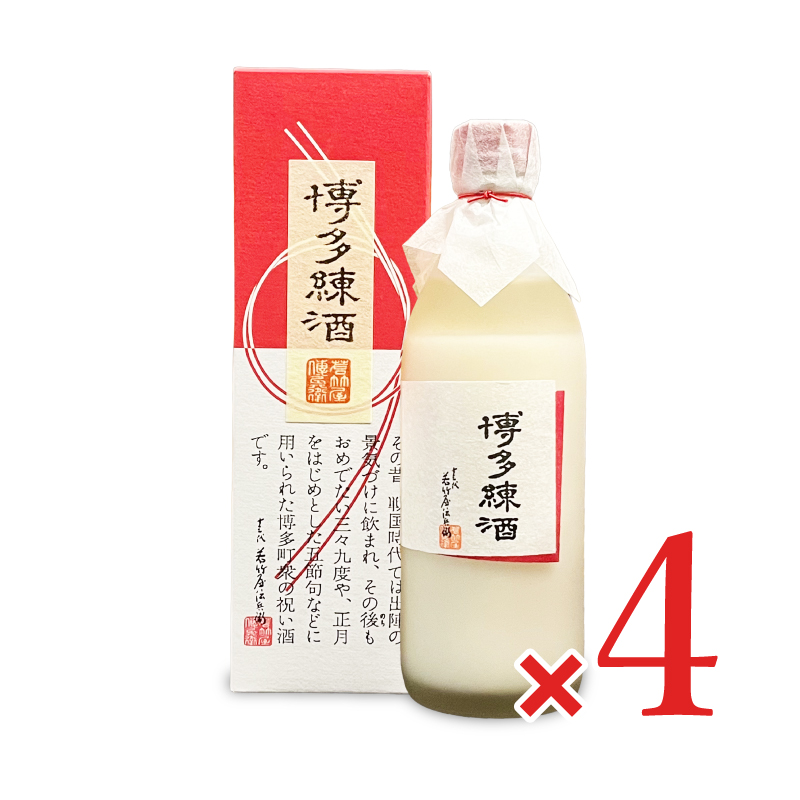 若竹屋酒造場 博多練酒 500ml × 4本 : にっぽん津々浦々 - 通販