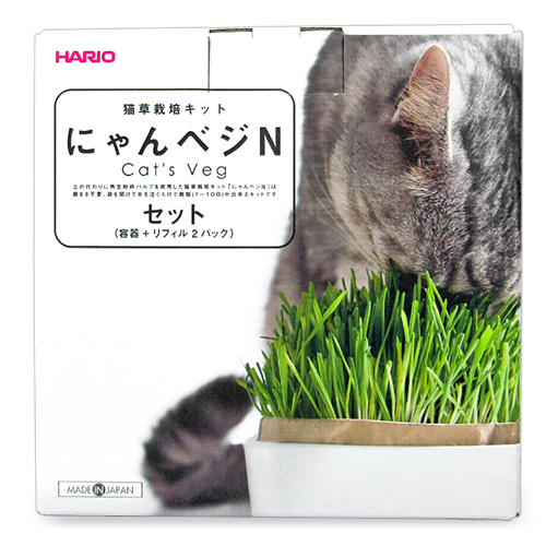 8 29 日 限定 倍 倍 ストア 5 ハリオ 猫用おやつ 猫草栽培キット にゃんベジ セットn にっぽん津々浦々 通販 Paypayモール