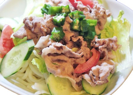サラダうどん