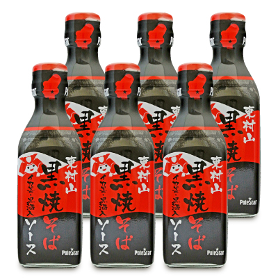 Yahoo! Yahoo!ショッピング(ヤフー ショッピング)ポールスタア 東村山 黒焼きそばソース 瓶 200ml × 6本