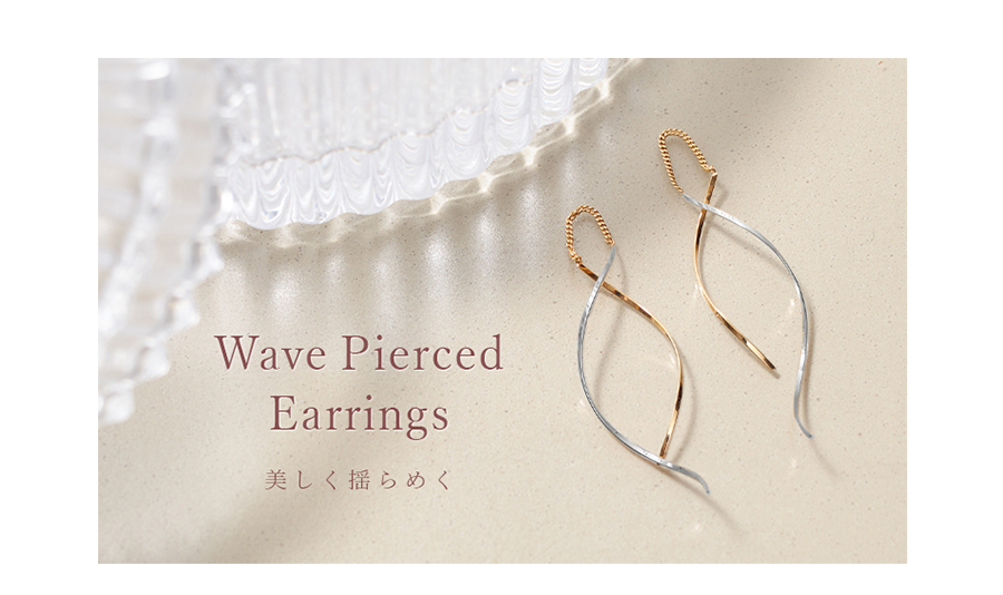 ジュエリーツツミ プラチナピアス Pt イエローゴールド 18k アメリカン