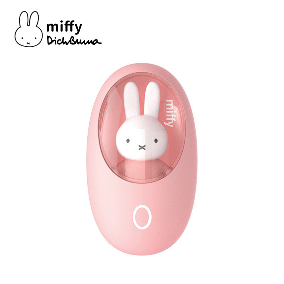 miffy ミッフィー 小型 充電式カイロ かわいいハンドウォーマー ピンク 