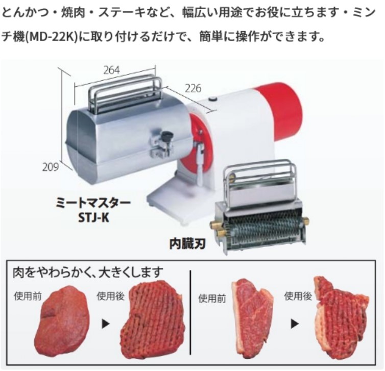 なんつね STJ-K ミートマスター ※MS-12 MD-22 アタッチメント : stj-k : 宝詮 - 通販 - Yahoo!ショッピング