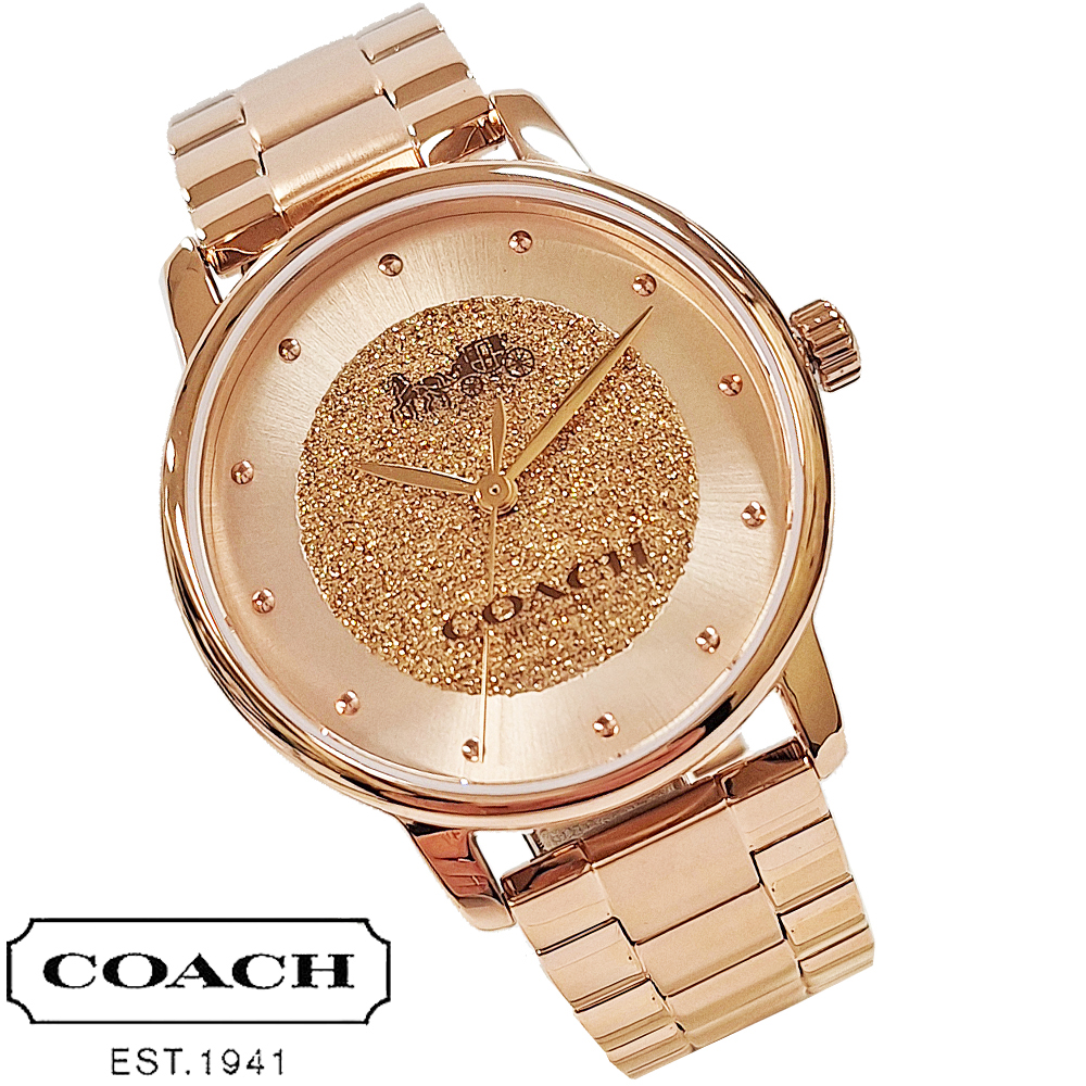 ✨新品/未使用✨ COACH コーチ ローズゴールド 36mm 馬車ロゴ 14503492-1.jpg
