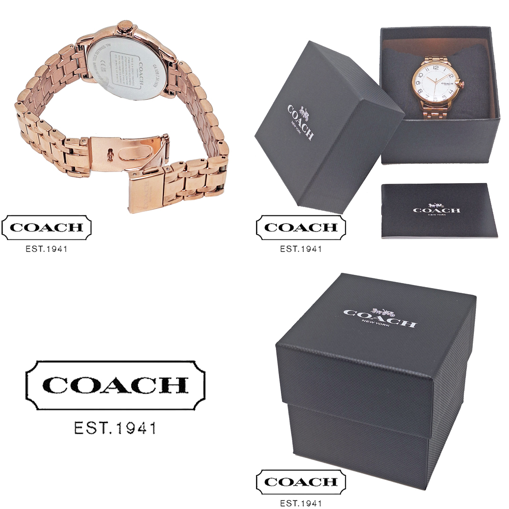 COACH（コーチ） 腕時計 レディース 時計 アーデン ローズゴールド