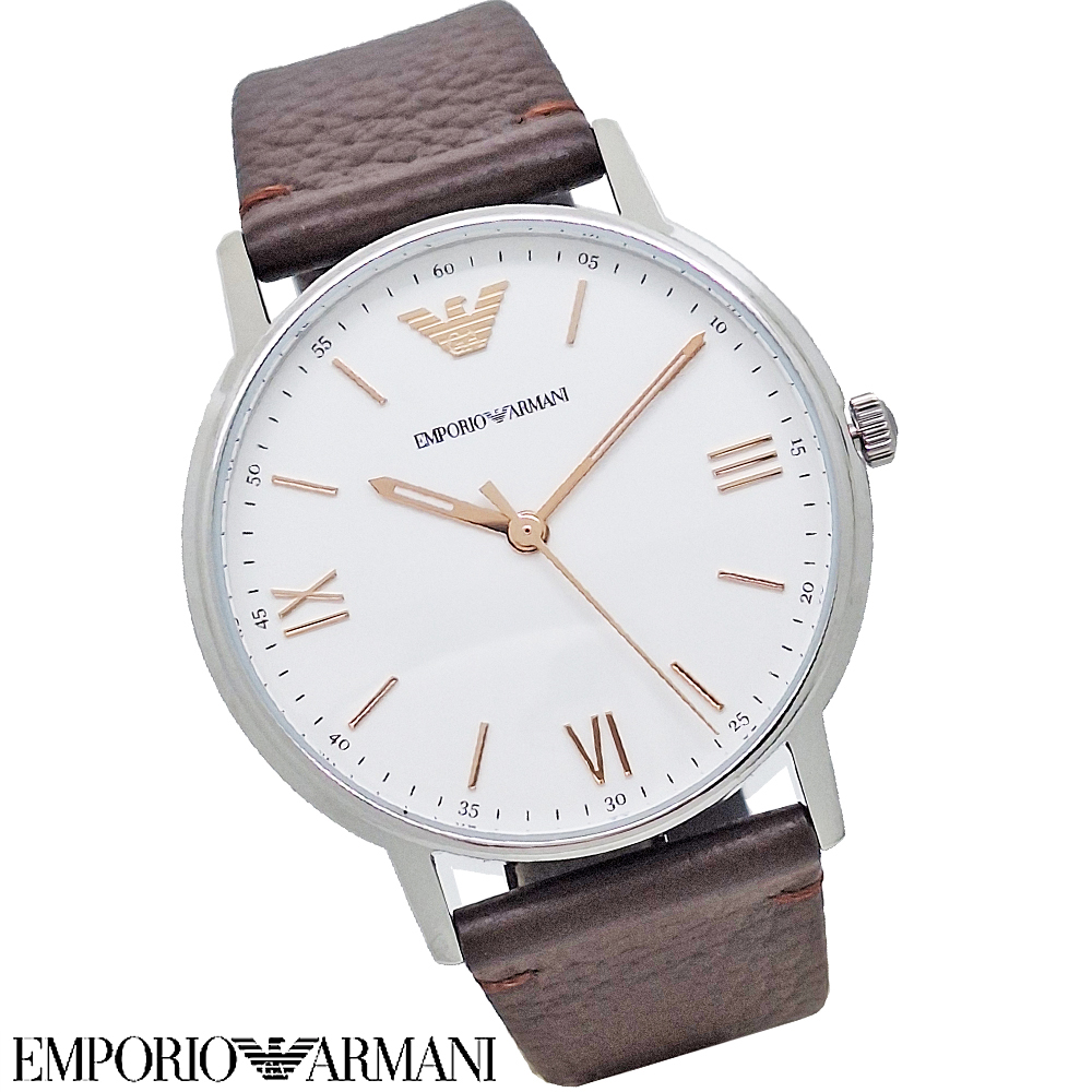 EMPORIO ARMANI エンポリオアルマーニ 腕時計 メンズ 時計 ホワイト