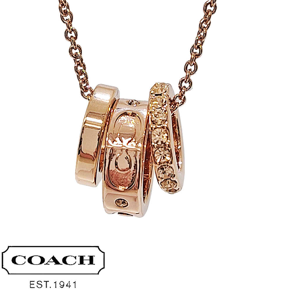COACH（コーチ） ネックレス レディース 三連サークル CI902 RGD
