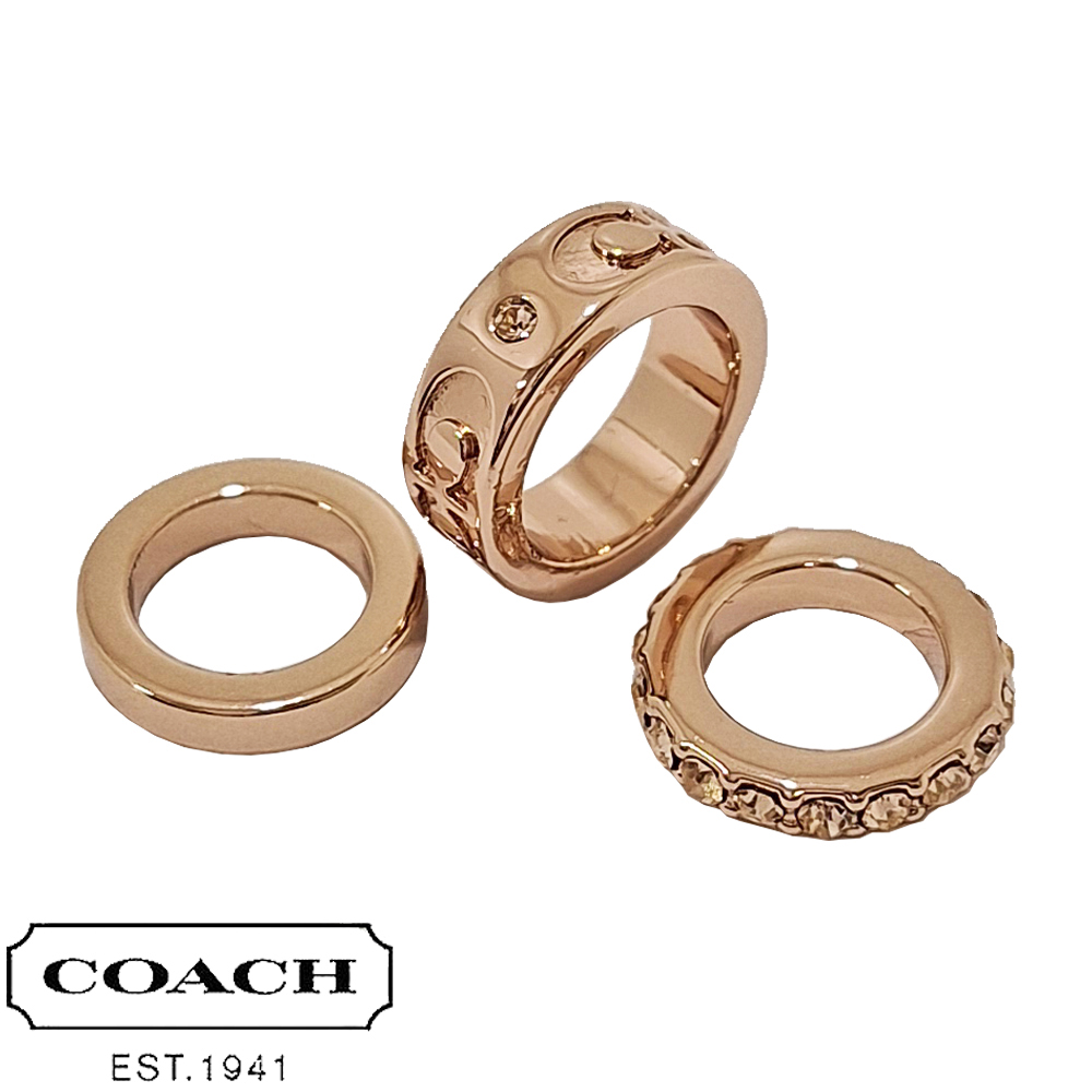 COACH（コーチ） ネックレス レディース 三連サークル CI902 RGD