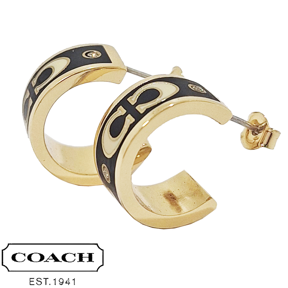 COACH ピアス COACH（コーチ） ピアス レディース フープ リング CI903 GDBK