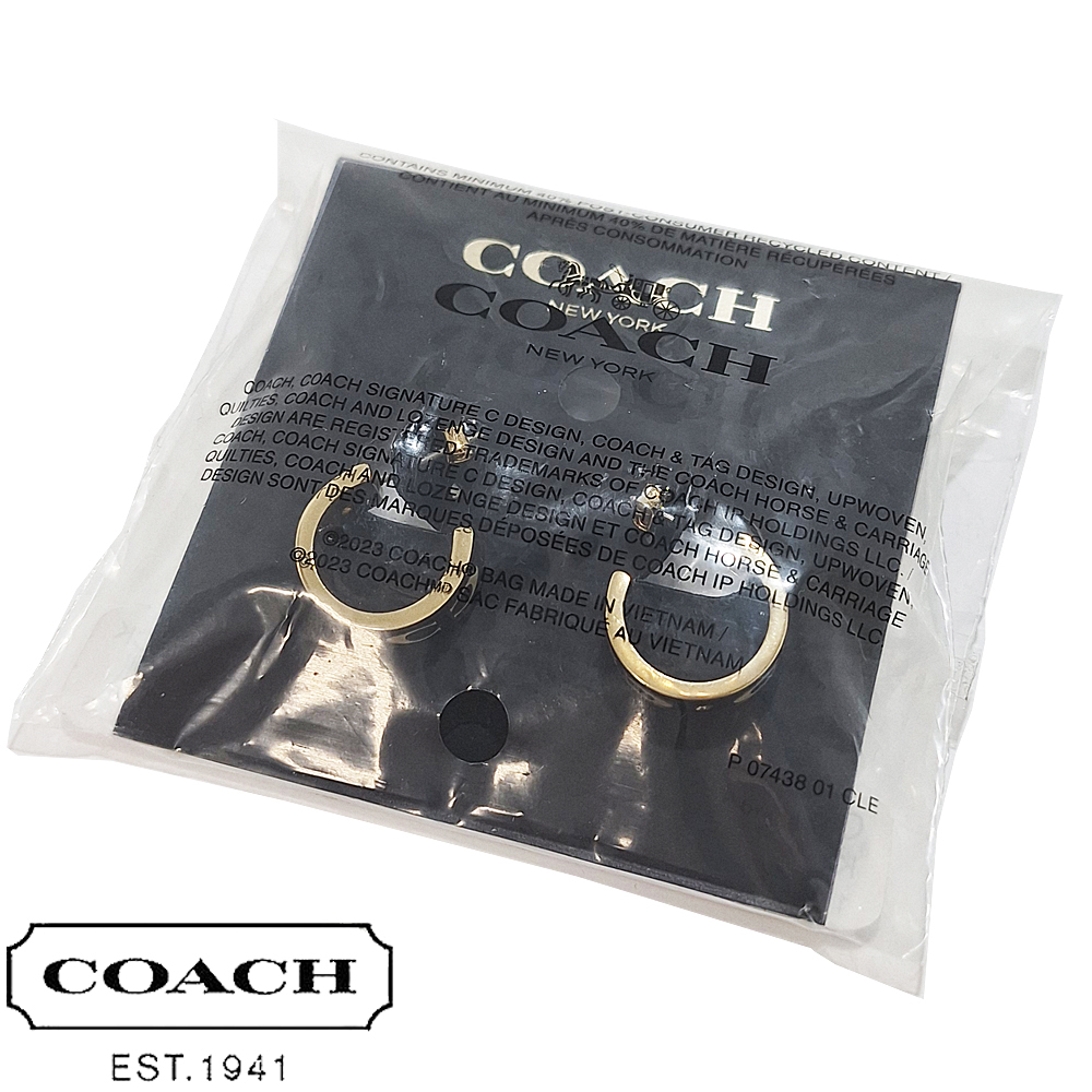 COACH ピアス COACH（コーチ） ピアス レディース フープ リング CI903 GDBK