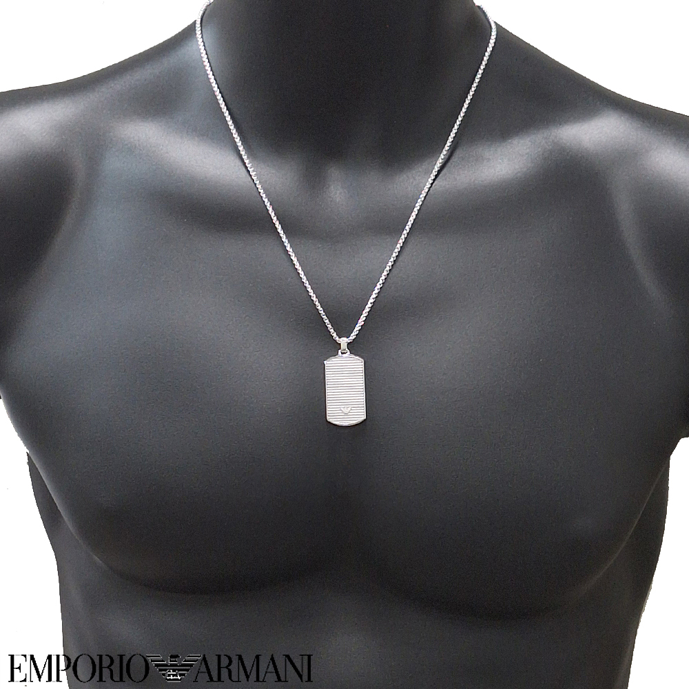 EMPORIO ARMANI エンポリオアルマーニ ネックレス ペンダント メンズ