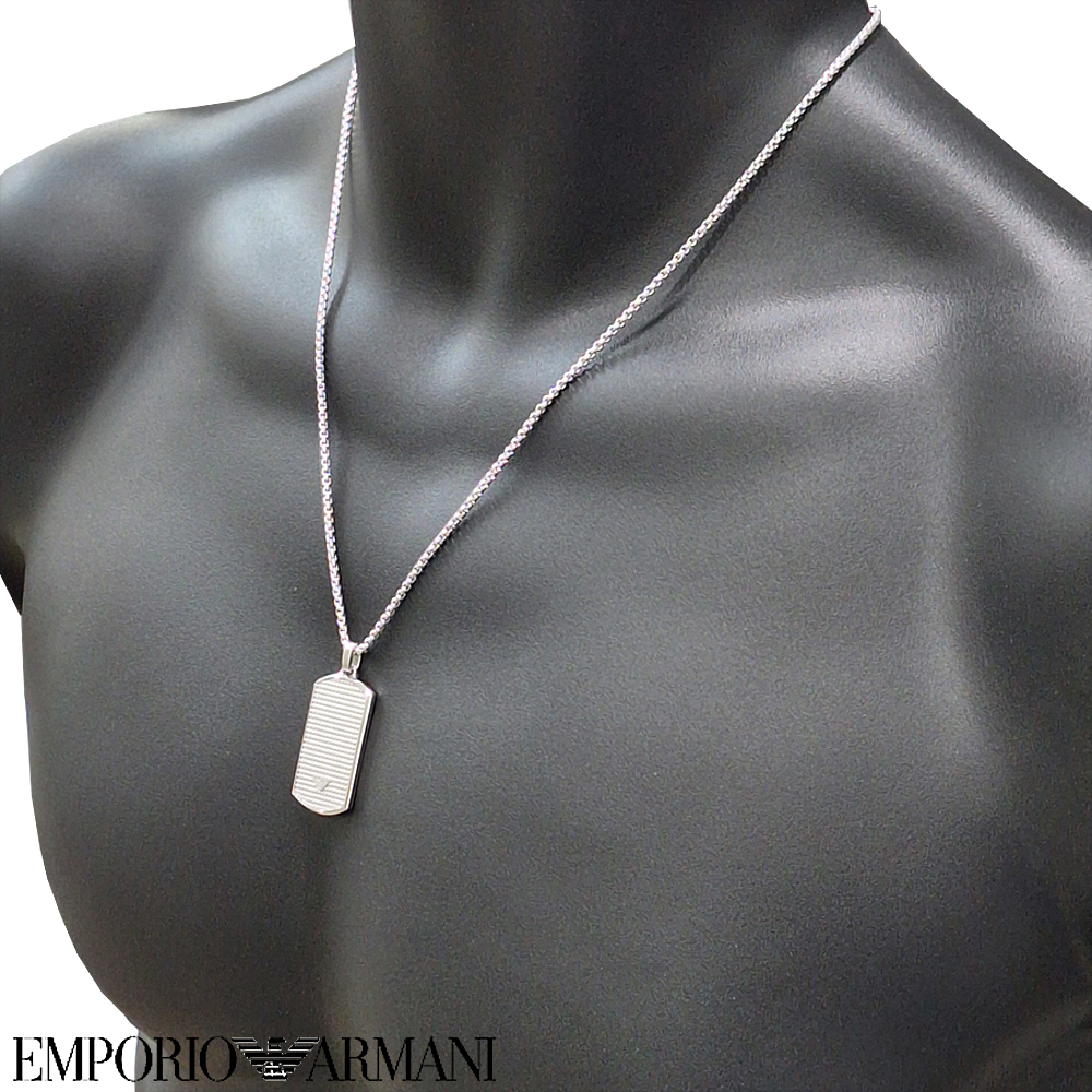 EMPORIO ARMANI エンポリオアルマーニ ネックレス ペンダント メンズ