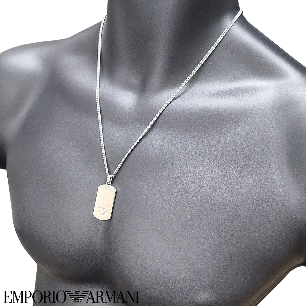 EMPORIO ARMANI エンポリオアルマーニ ネックレス ペンダント メンズ