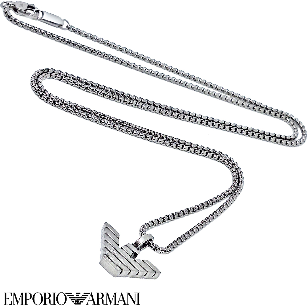訳あり品 エンポリオ アルマーニ 喜平 ネックレス SV925 EA 50cm エンポリオアルマーニ EMPORIO ARMANI アクセサリー ジュエリー