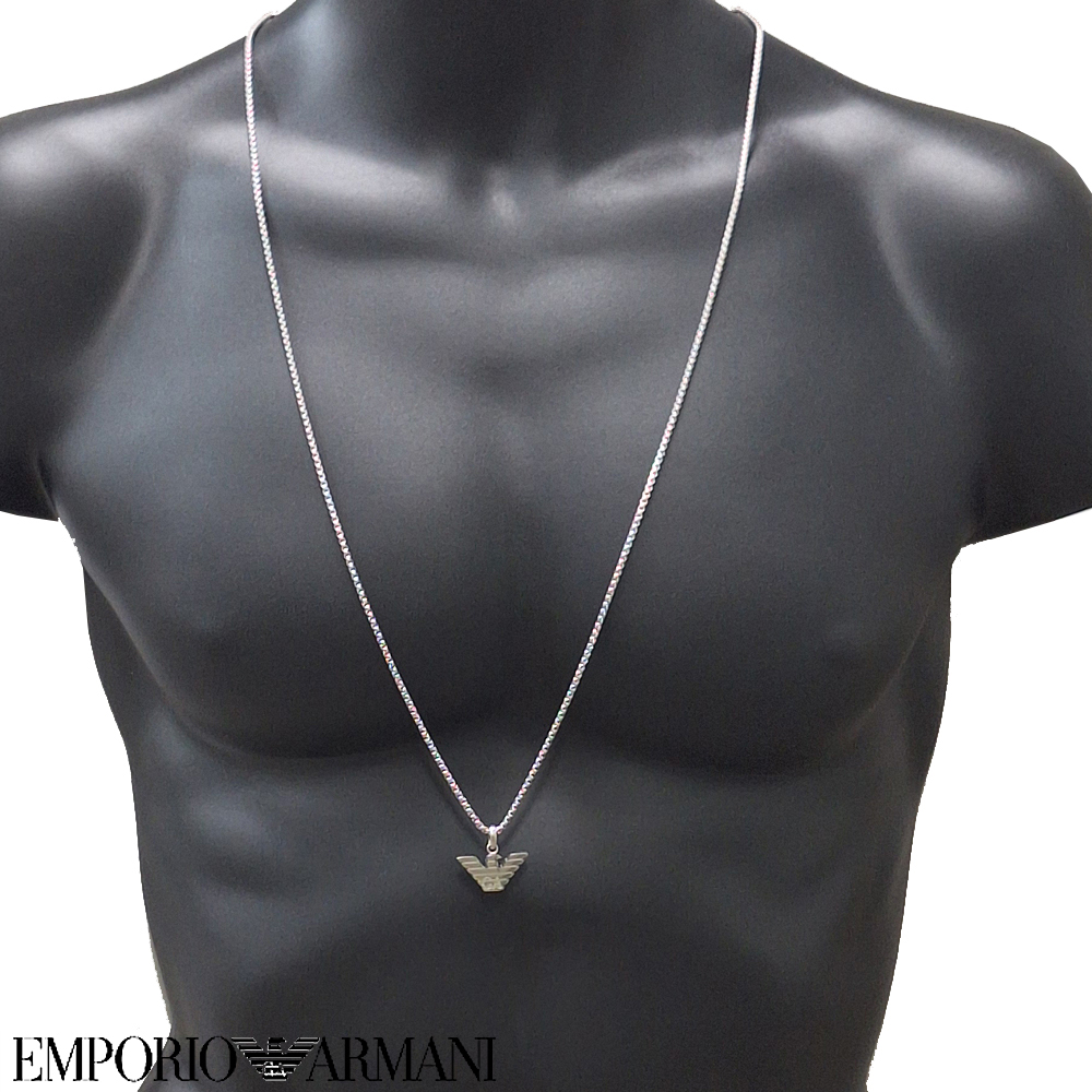 訳あり品 エンポリオ アルマーニ 喜平 ネックレス SV925 EA 50cm エンポリオアルマーニ EMPORIO ARMANI アクセサリー ジュエリー