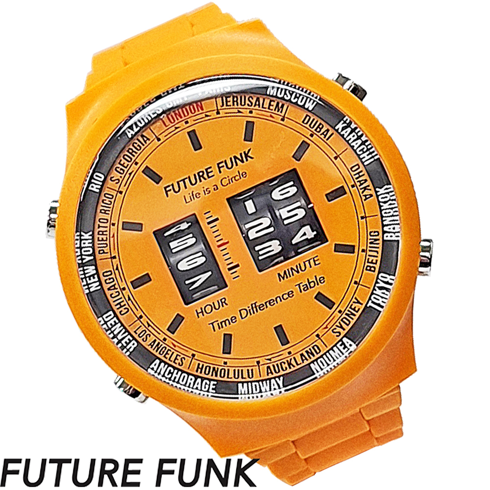 FUTURE FUNK(フューチャーファンク) 時計 腕時計 メンズ マスタード FUTURE FUNK(フューチャーファンク) 時計 腕時計 メンズ マスタード