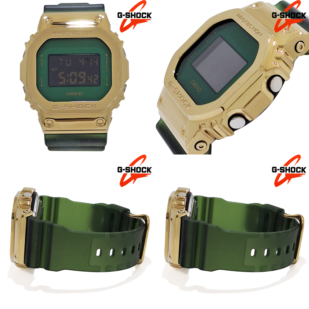G-SHOCK/ジーショック GM-5600CL-3 グリーン ゴールド G-SHOCK カシオ gショック CASIO ジーショック Gショック CLASSY OFF