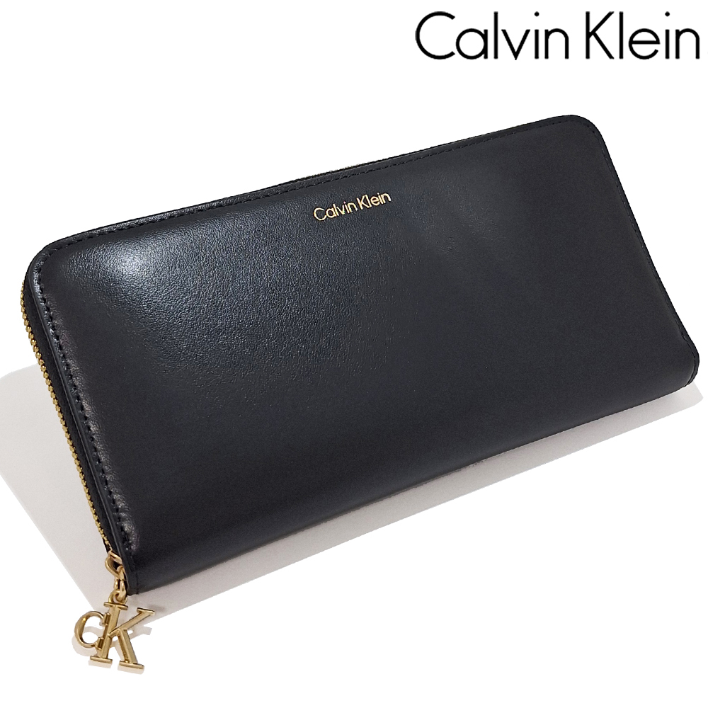 Calvin Klein（カルバン・クライン） 長財布 ラウンドファスナー 小銭