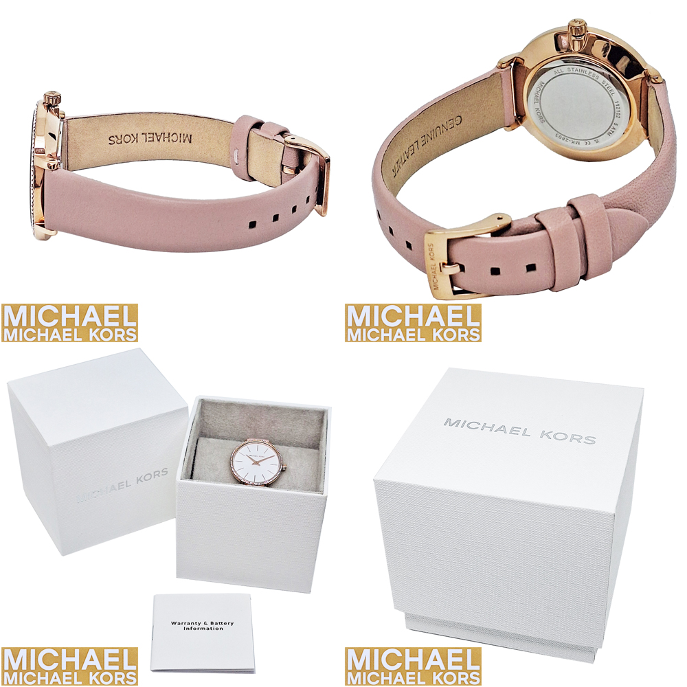 マイケルコース 腕時計 PYPER MK2803 レディース ピンク MICHAEL KORS（マイケルコース） 腕時計 レディース 時計 レザー