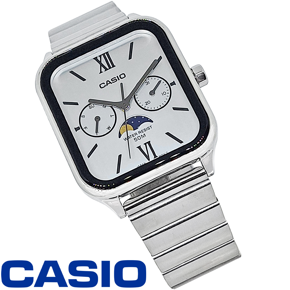 CASIO（カシオ） チープカシオ 腕時計 メンズ スクエアー型 3針 マルチ