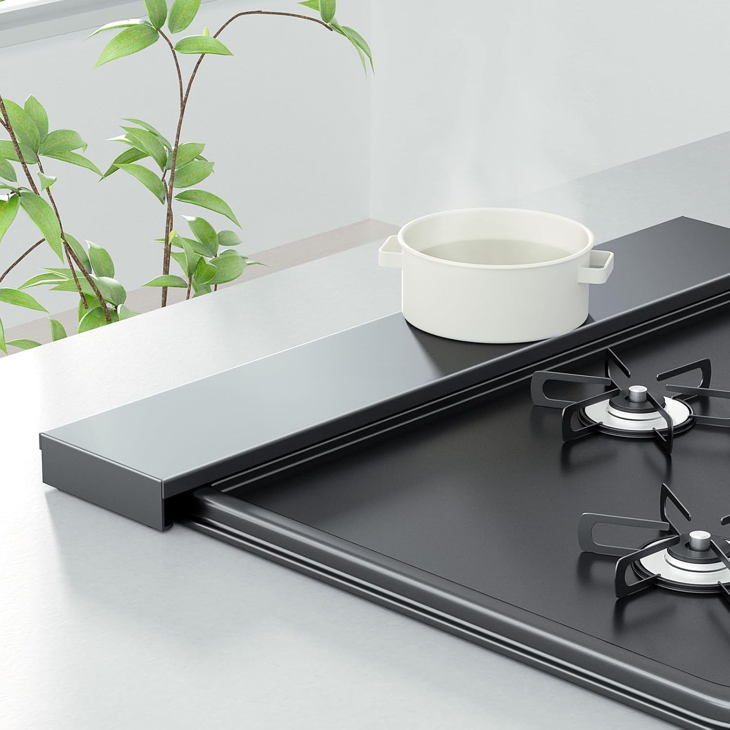 排気口カバー 60cm 75cm [高品質・薄型] フラット スマート コンロ