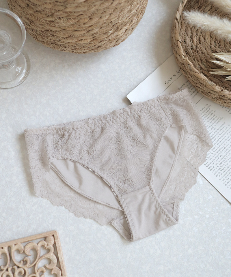特別セール品 下着 女性 ショーツ フロントレースショーツ≪スリムシルエットシリーズ≫ フルバック メール便発送 ツーハッチ 