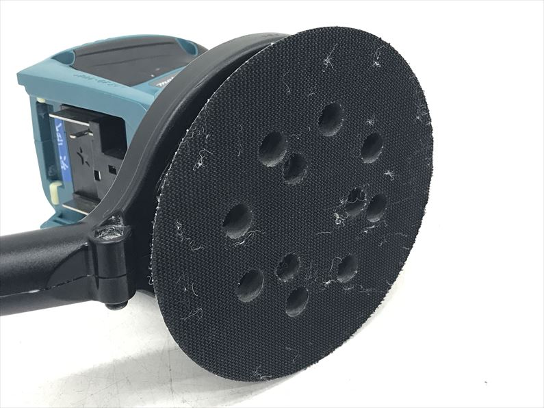 Q5033 送料無料！【中古品】充電式ランダムオービットサンダ マキタ BO180DZ バッテリ充電器別売充電工具 研磨