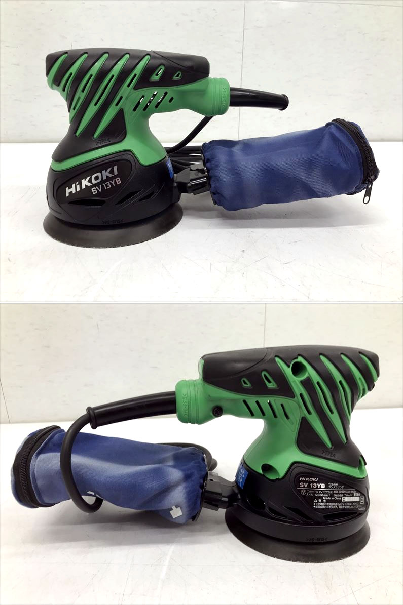 Q5155 送料無料！【中古品】125mm ランダムサンダ ハイコーキ SV13YB 電動工具 研削