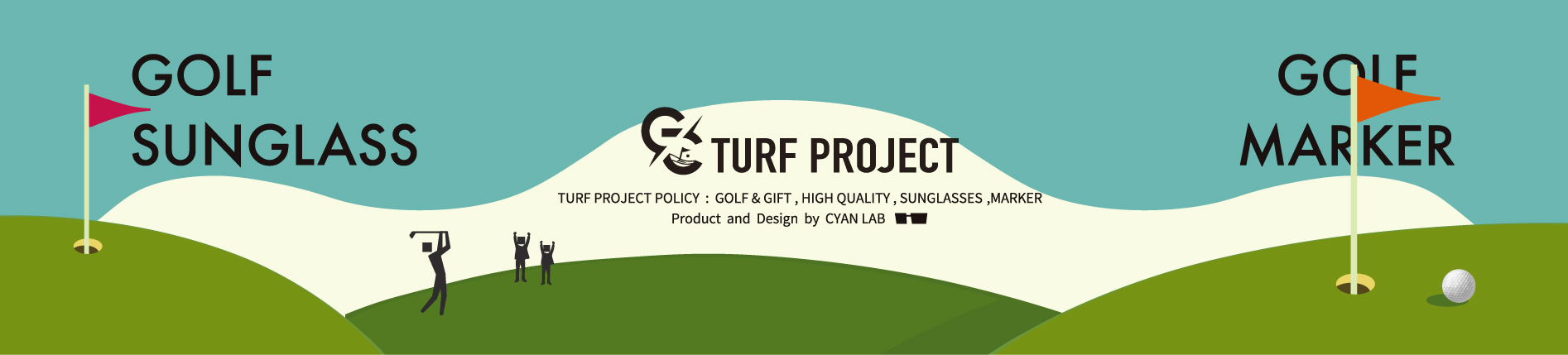 Turf project Golf ヘッダー画像