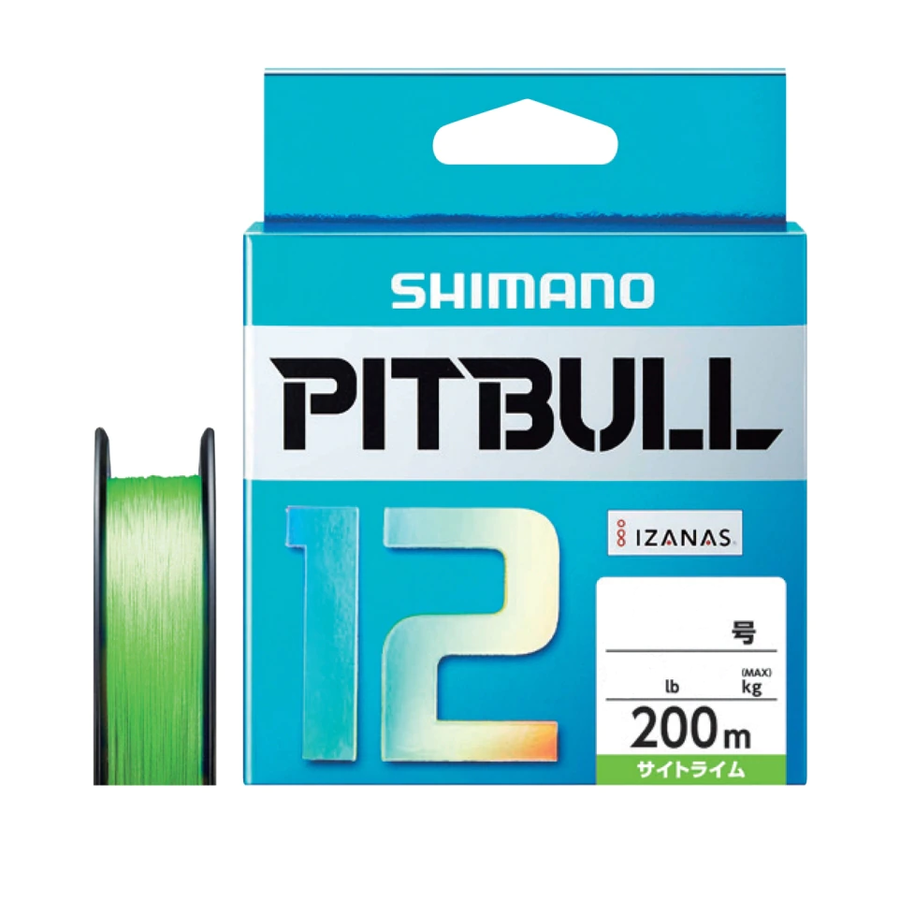 SHIMANO/シマノ PITBULL12 ピットブル12 200m 0.6, 0.8, 1, 1.2, 1.5