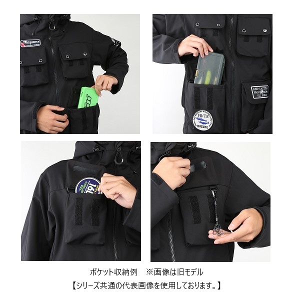 mazume ウインドカットMPジャケット ブラック S 送料無料 [用品