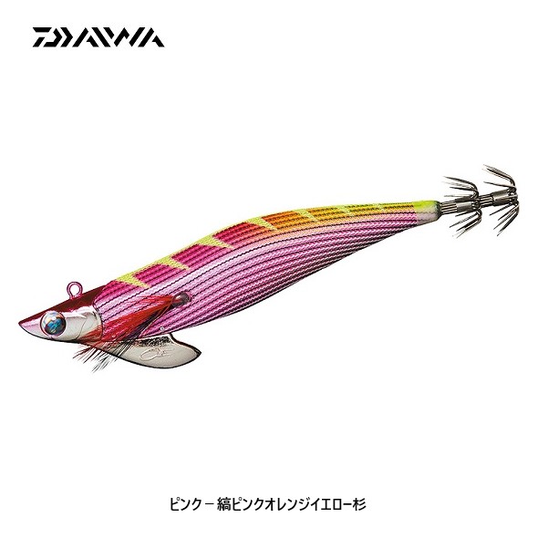 ダイワ エメラルダスボートIIラトル 3.5号−30g ピンク−縞