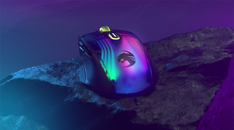ゲーミングマウス Kone XP アークティックホワイト エルゴノミック 3D RGB