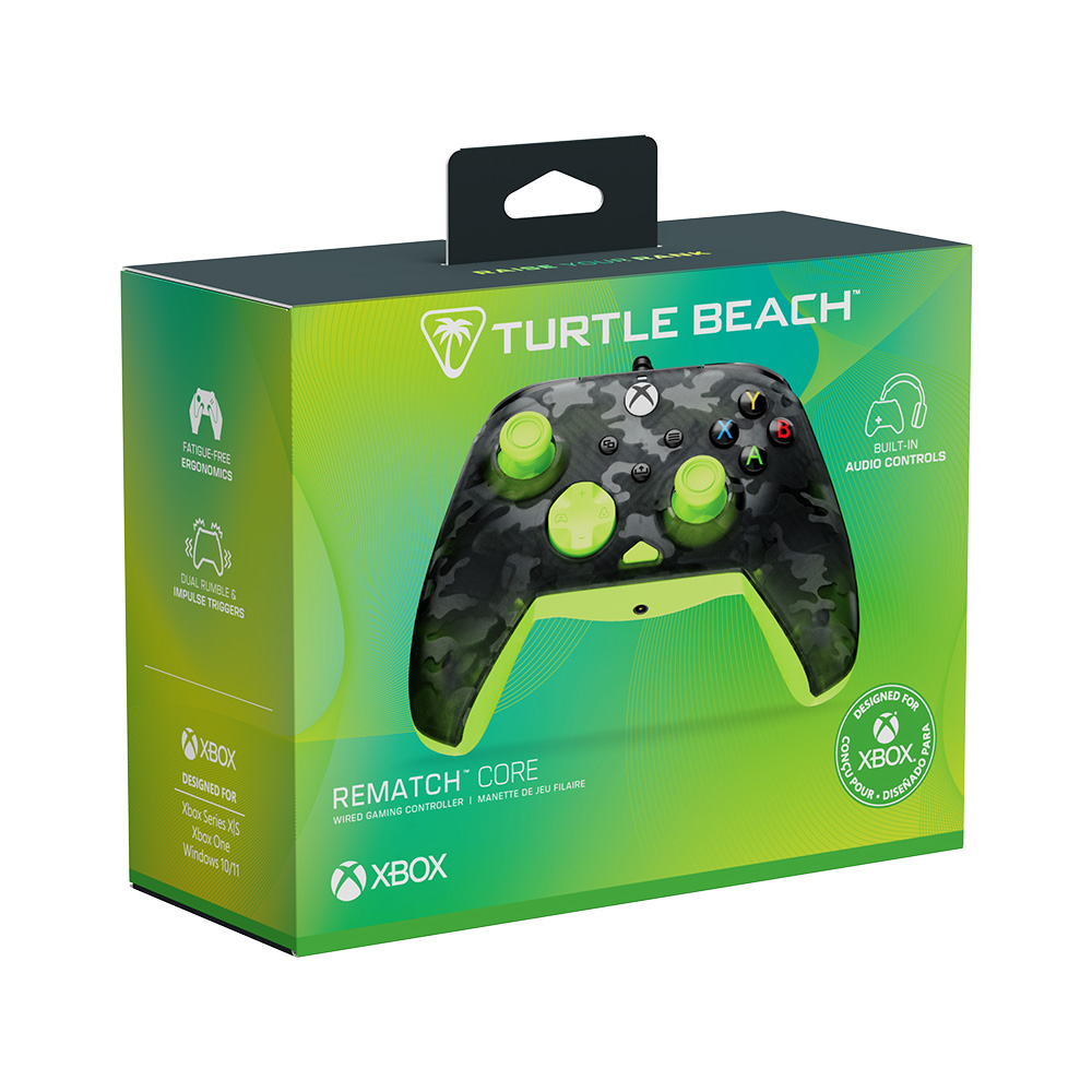 10%OFF【公式セット】Rematch Core Wired Controller Ghost Black Camo/Yellow + Recon 50P |  | 06