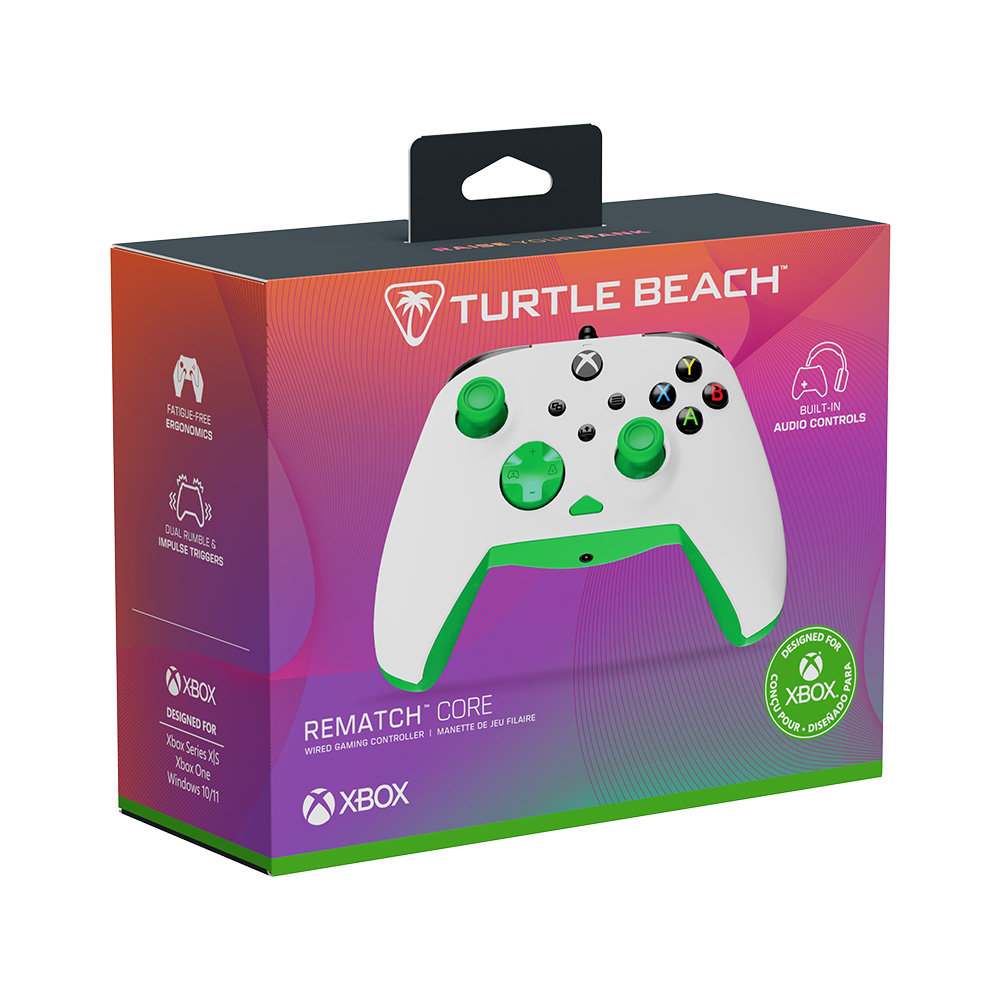 10%OFF【公式セット】Rematch Core Wired Controller White Green + Recon 50P |  | 06