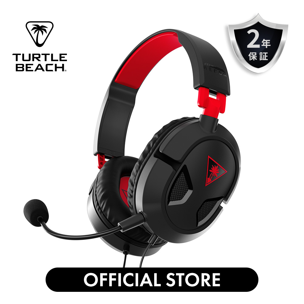 TURTLE BEACH ゲーミングヘッドセット Recon 50 PC レッド 超