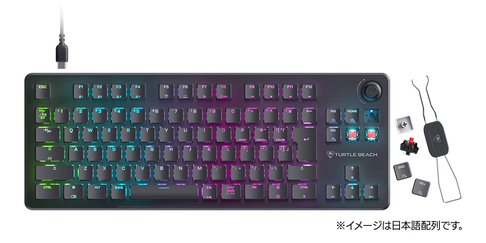 TURTLE BEACH（タートルビーチ） ゲーミングキーボード Vulcan II TKL