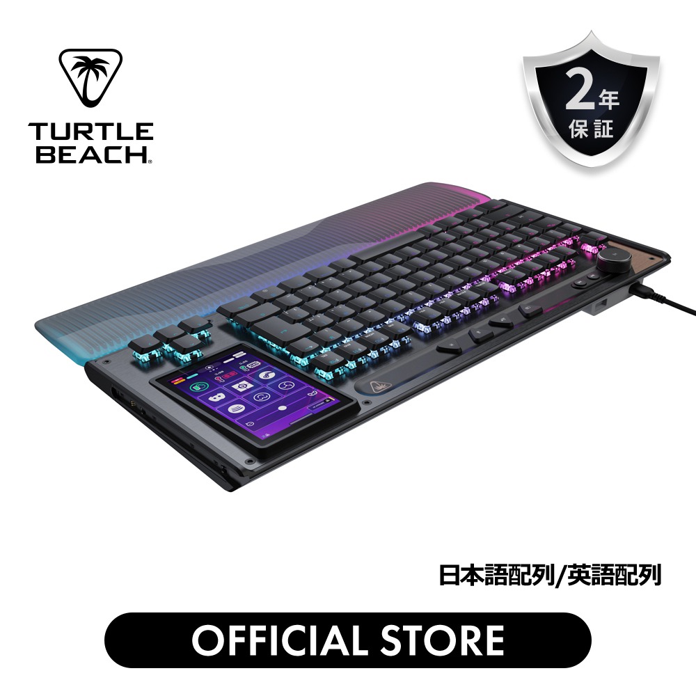 �y7����{�����\��zTURTLE BEACH Command Series KB7 �Q�[�~���O�L�[�{�[�h �L�� TKL ���{��/�p��z�� JIS�z��b4.3�C���`�^�b�`�X�N���[������