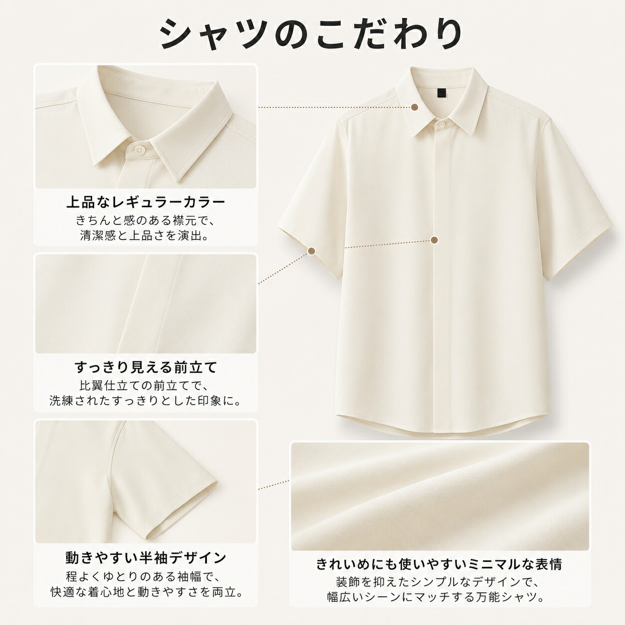セットアップ メンズ 夏 半袖シャツ 長ズボン 上下セット ひんやり感